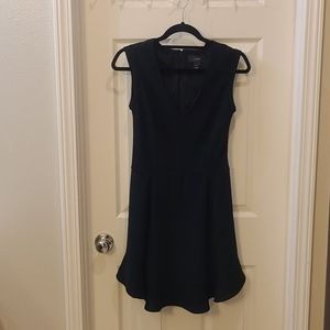 Jcrew knee length ruffle bottom dress